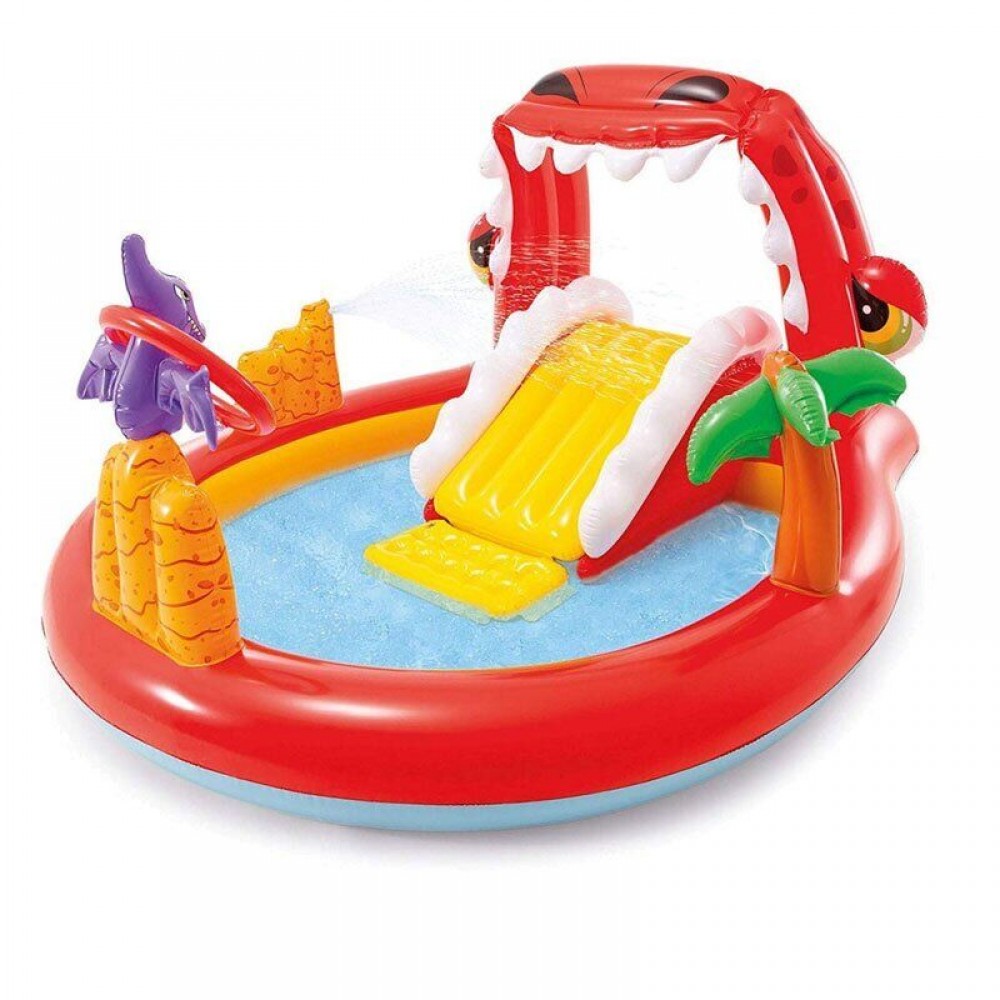 Intex 57163 Happy Dino Play Center Inflatable Pool available at Priceless.pk in lowest price with free delivery all over Pakistan..