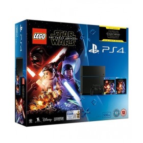 Sony PlayStation 4 500GB Console with LEGO Star Wars Game + Blu-Ray Movie