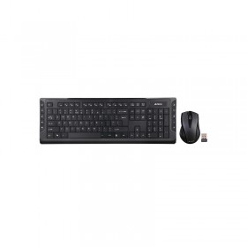 A4TECH 6300F – Wireless Keyboard & Mouse Set – Black