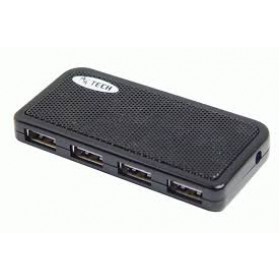 A4TECH HUB-64 4 Port 2.0 USB Card Reader (Black)