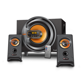AUDIONIC MAX 270 BT 2.1 SPEAKER (USB/SD,FM, BT & REMOTE CONTROL)
