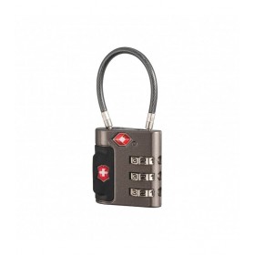 Accessories 4.0 TSA 3-Combination Cable Lock - Grey