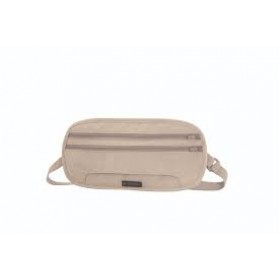 DELUXE CONCEALED SECURITY BELT WITH RFID PROTECTION - BEIGE