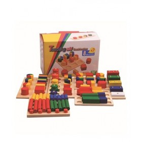 Wooden Teaching Aid Combination 8 Sections