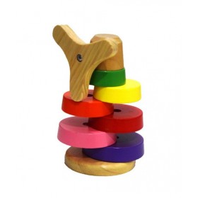Wooden Tower Windmill For Kids