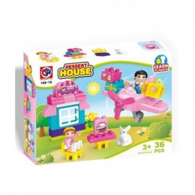 Toy Dessert House Blocks 36Pcs (DT0077)