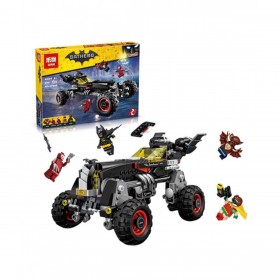Batman & Robin Batmobile Chariot Model Building Blocks (PX-9775)