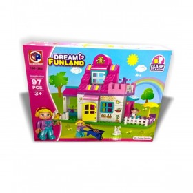 Toy Dream Fun Land Blocks House (DT0067)