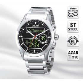 AL-HARAMEEN Ha-6101-SB Muslim Prayer Digital Azan Luxury watch