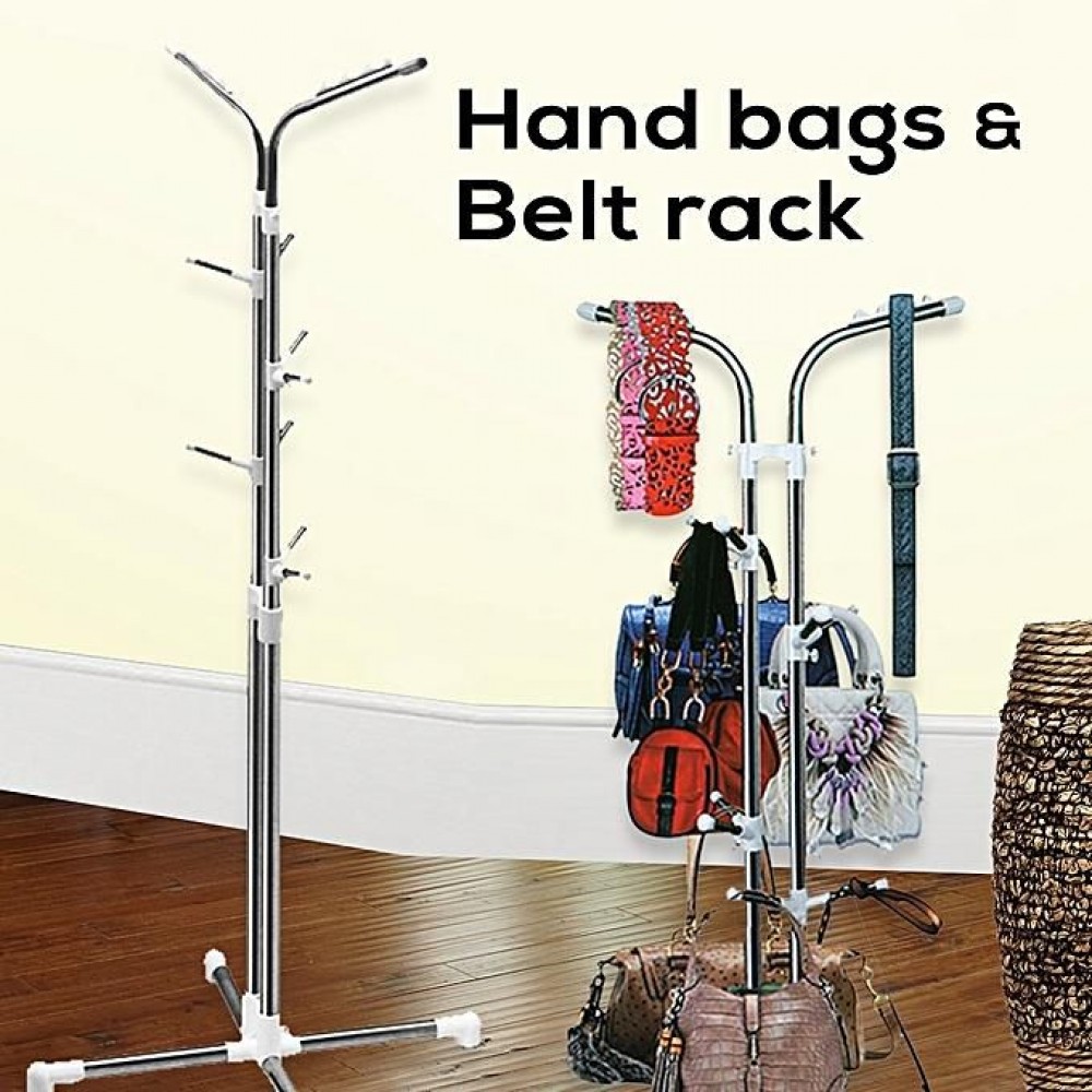 Unique Bargains Aluminum Alloy Mounted 5 Hooks Towel Bag Rack Hooks And  Hangers Silver Tone 1 Pc : Target