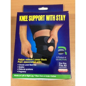 Knee support with stays light weight