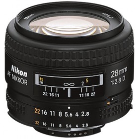Nikon AF NIKKOR 28mm f/2.8D Lens