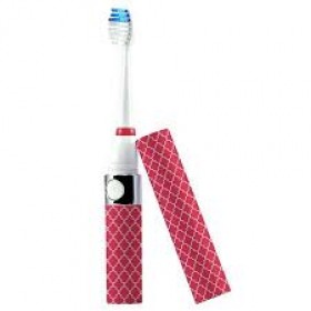 Pursonic Portable Sonic Electric Toothbrush Pink Lattice (S52-PL)