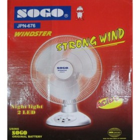 SOGO 14 Inch Rechargeable Fan JPN-676