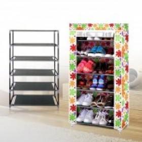Six Level Shoes Organizer Wardrobe With Cover