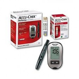 Accu-Chek Gluco Meter Performa With 10 Strips