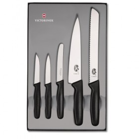 Victorinox 5-Pcs Kitchen Cutlery Set - BLACK
