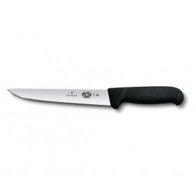 Victorinox Sticking Knife Black Fibrox 18cm - Black