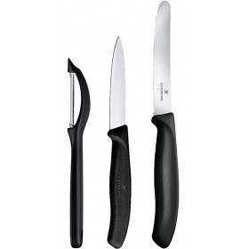 Victorinox Swiss Classic Paring Knife Set With Peeler, 3