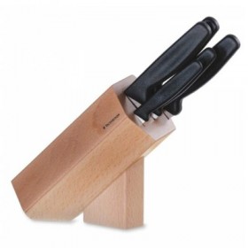 Victorinox 5-Pcs Kitchen Cutlery Wooden Block - BLACKVictorinox 5-Pcs Kitchen Cutlery Wooden Block - BLACK
