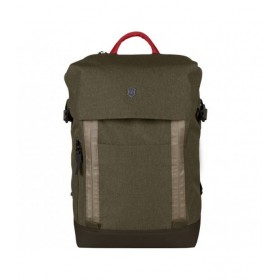 Deluxe Flapover Laptop Backpack (Olive)
