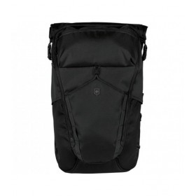 Deluxe Rolltop Laptop Backpack (Black)