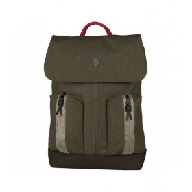 Flapover Laptop Backpack (Olive)