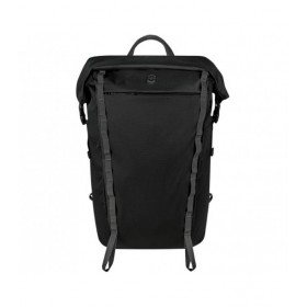 Rolltop Laptop Backpack (Black)