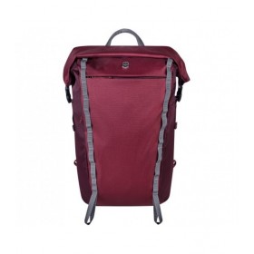 Rolltop Laptop Backpack (Burgundy)
