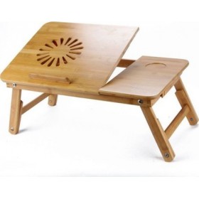 Multi Functional Laptop Cooling Wooden Table