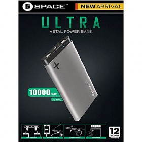 SPACE ULTRA UL-040 10000 mAh, Metal Silver