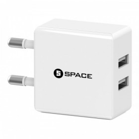 SPACE DUAL USB PORT WALL CHARGER WC-101