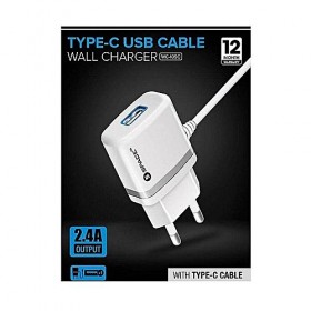SPACE TYPE C USB CABLE WALL CHARGER WC-105c