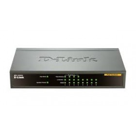D-Link 8-Port PoE Desktop Switch DES-1008PA